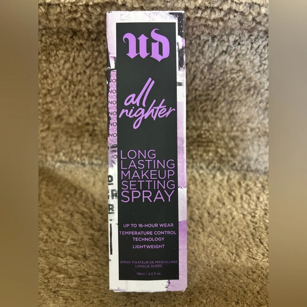 Urban Decay All Nighter Setting Spray 4oz 118ml Long Lasting Full sz Makeup New